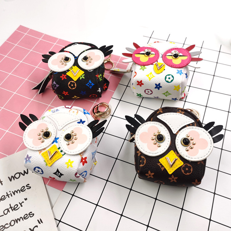 Factory Customized 2025 New Owl Coin Purse Internet Celebrity Hot Model Bluetooth Headphone Bag Key Bag Lipstick Bag