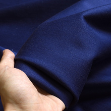 高品质放心买！日本进口深硫化宝蓝无弹微厚垂软丹宁牛仔布料水洗