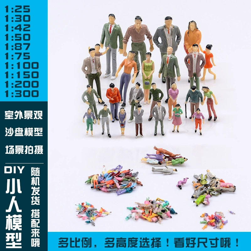 Мини-кукла песочный стол Крытая квартира DIY модель здания материал сцена экспорт цвет маленький человек