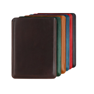 Suitable for the New Macbookpro16 Protective Cover, Simple Crazy Horse Leather Apple Laptop Sleeve Bag Genuine Leather