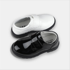 童鞋一件代發男童皮鞋兒童單鞋婚禮花童鞋子漆皮演出表演鞋英倫