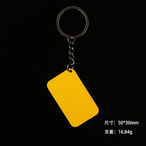 Frameless motorcycle license plate stainless steel car key pendant anti-lost number plate license plate keychain