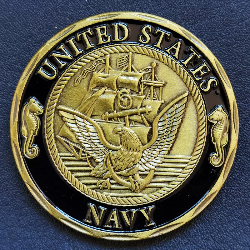Naval Sailor Memorial Medal Graduation Commemorative Employment and Operation Ceremony for Badge Competition Awards