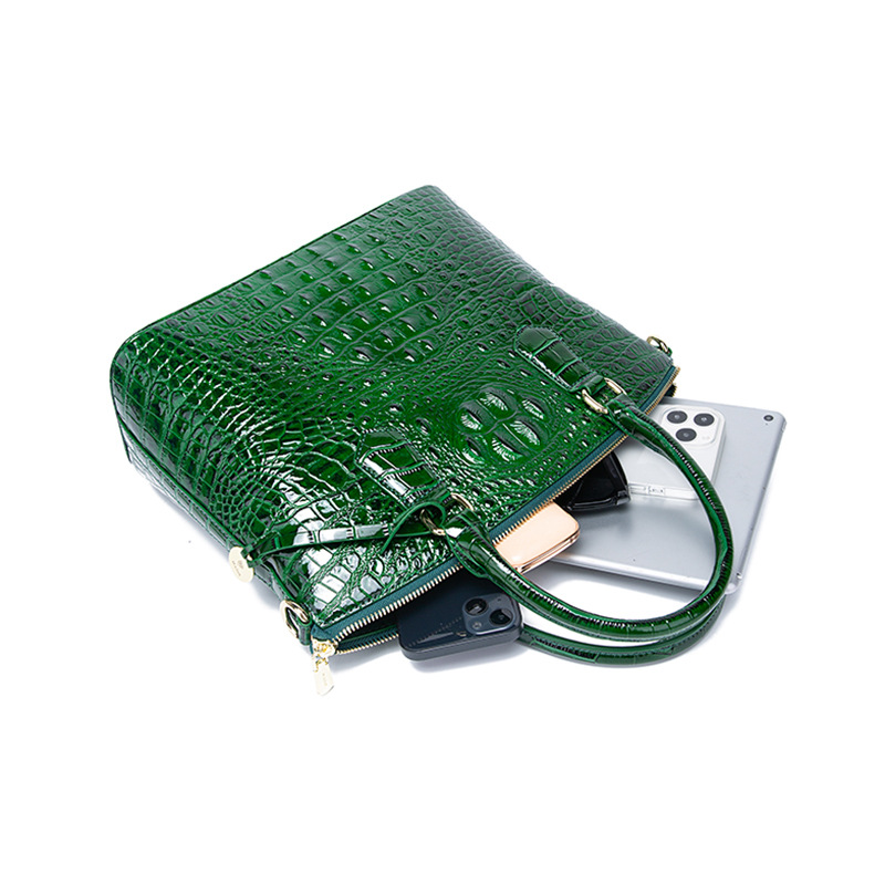 Crocodile Brahman 3D Neue Handtasche aus echtem Leder für Damen Doukuai Live Broadcast Organization_voghion.com