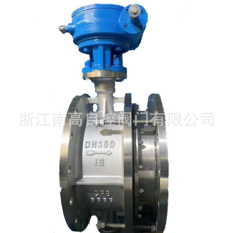 南高生产 SD343W-16P 不锈钢伸缩法兰蝶阀偏置板式