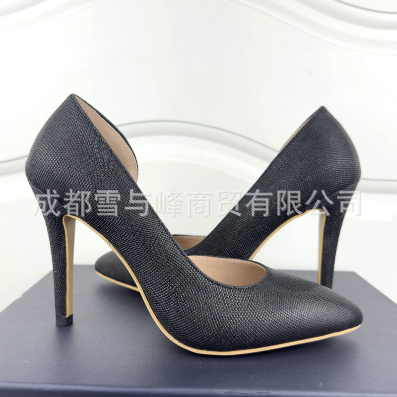 Black-smooth bottom-10CM heel height