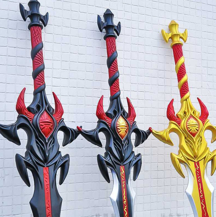 アニメーションゲーム周辺機器 PU プラスチック 80cm モデル子供のおもちゃデスクトップ装飾品 COS コレクション未開刃|undefined