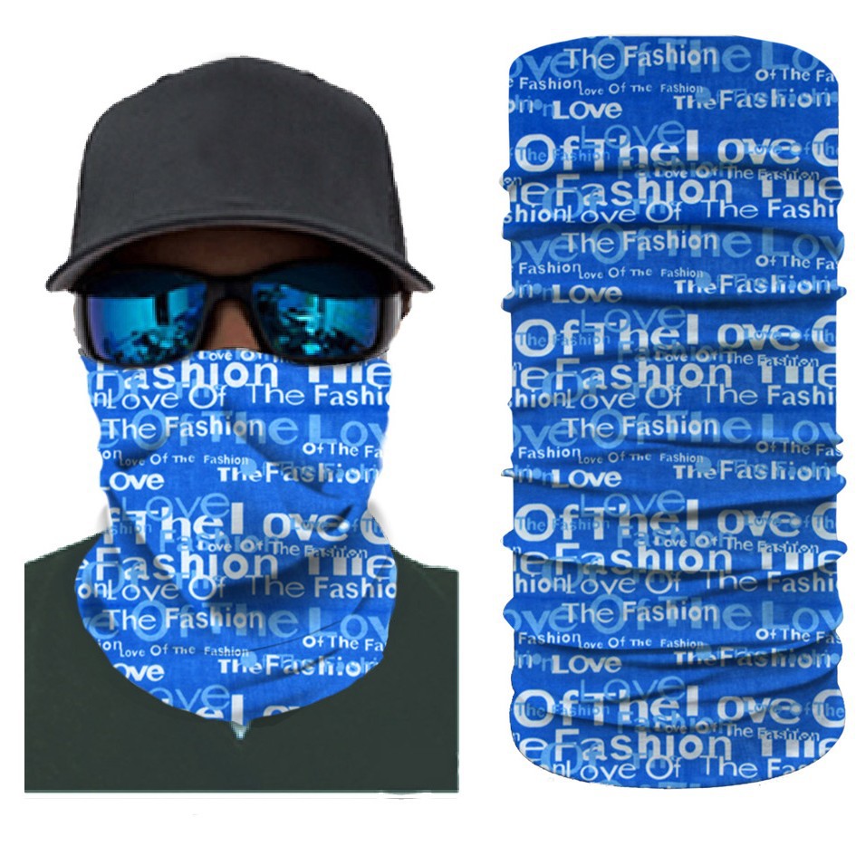Outdoor Cycling Sun Protection Digital Seamless Neck Gaiter, Breathable, Sweat-Absorbent, Multifunctional Hiking Magic Headscarf