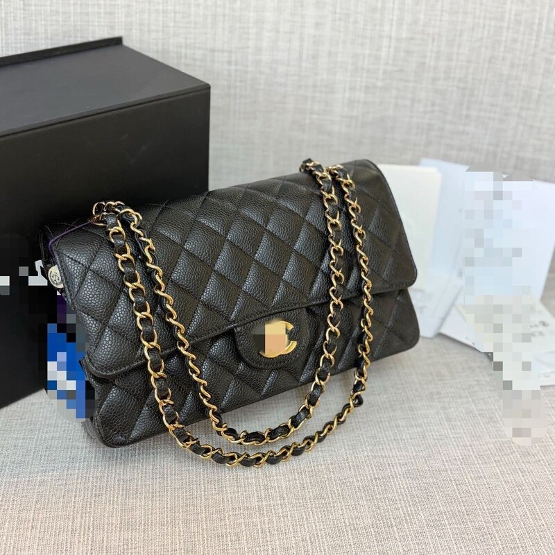 Cross-Border Supply High Version Genuine Leather Women's Bag Xiaoxiang Cf Armpit Single Shoulder Small Gold Ball Diagonal Bag Quilted Chain Women's Bag