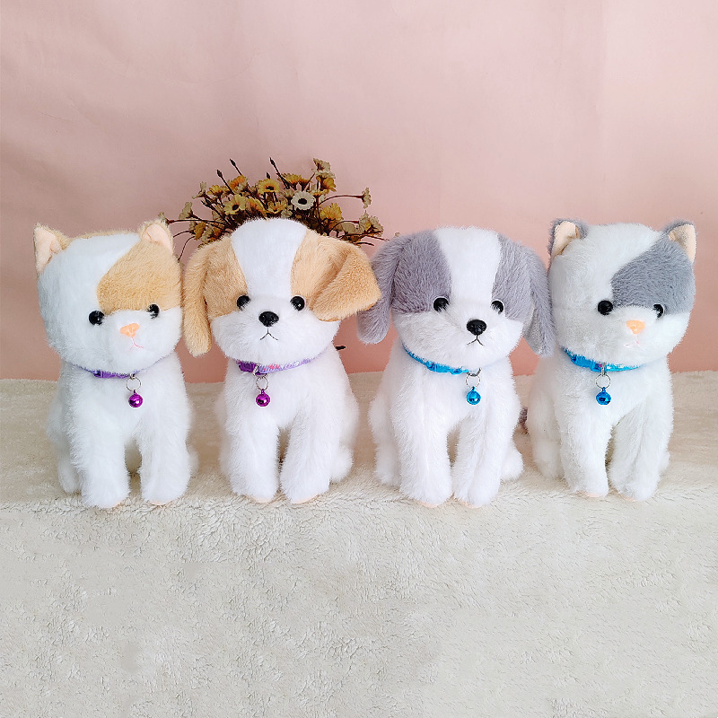 Linda mascota muñeca animal oso de peluche conejo de zanahoria panda juguete de peluche muñeca de compañía para niños mesa con muñeca