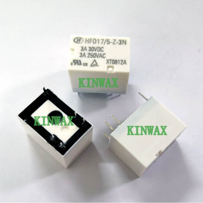 HFD17-5-Z-3N 继电器 5VDC 一组转换5脚 3A 全新原装 现货