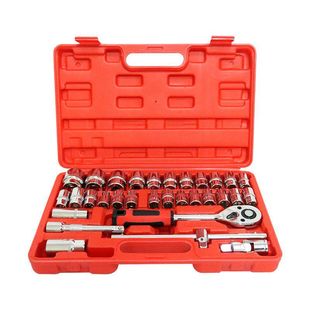 32 pieces of socket combination auto repair kit socket ratchet wrench full set of suit car and motorcycle repair combination