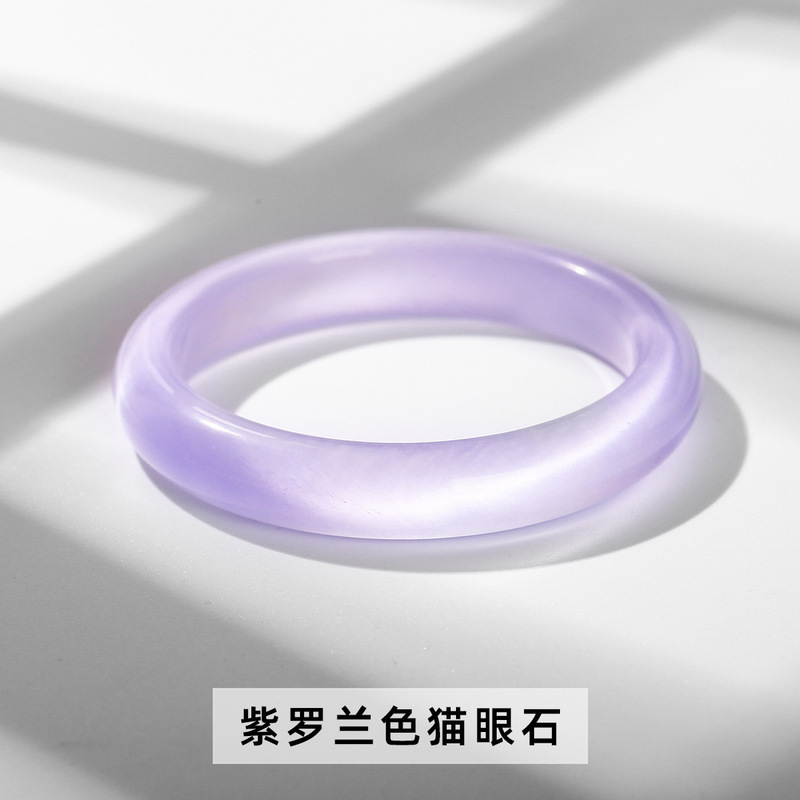 晶东珠宝白色猫眼石猫眼新款白月光小众感白手镯时尚饰品效应明显|undefined