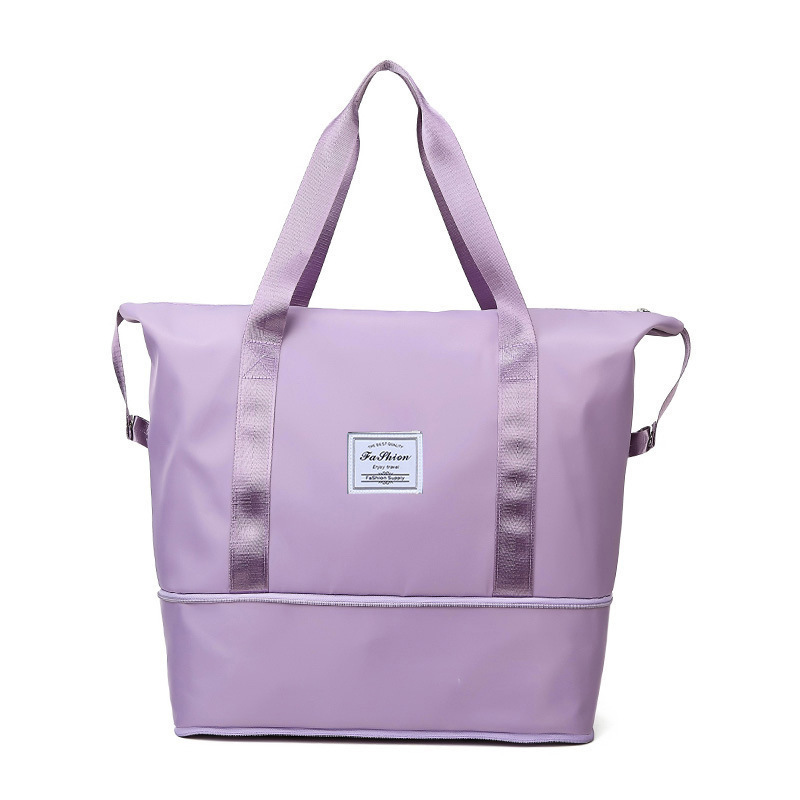 Bolsa de viaje de gran capacidad bolsa de mano al por mayor bolsa plegable ligera para mujeres separación seca y húmeda bolsa deportiva