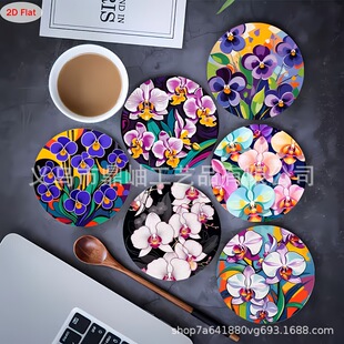 �羳���N6Pcs�����m���ܲ�ɫľ�Ʊ��|ľ�|���Ѽ�������ˇ�g�Y��