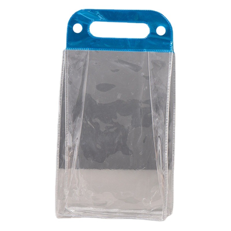 Cross-Border Transparent Pvc Snap-Button Tote Bag, Daily Necessities Storage Packaging Bag, Gift and Souvenir Bag, Direct from the Source Factory
