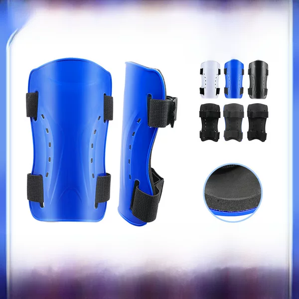 Adult Professional Football Shin Guards, Children's Training Socks, Protective Pads, Velcro Double Strap Foot Guards