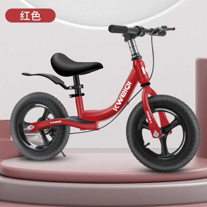 Bicicleta de equilibrio para niños con pedal, bicicleta de dos ruedas de 2 - 6 - 10 años, neumático para bicicleta sin pedal
