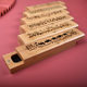 Bamboo incense box sandalwood agarwood incense burner short travel portable incense box home study incense burner
