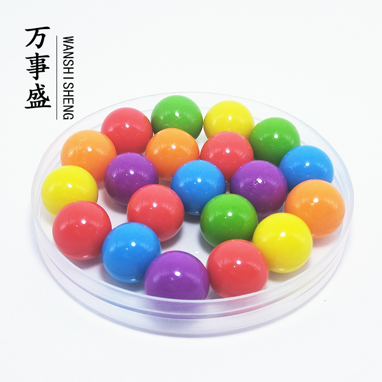 Acrylic plastic beads