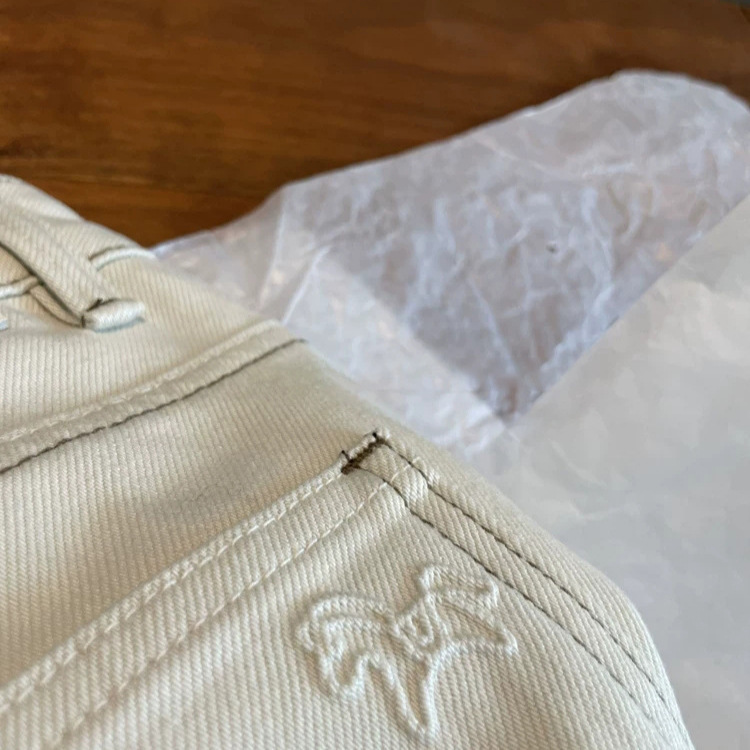 Trade Company Order! the Materials Are Genuine~ 2026 Early Spring Leather Label Pony Embroidery Straight-Leg Slimming Jeans