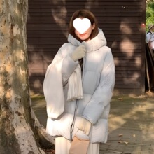 棉服女宽松冬季2025韩系新款中长款超轻小个子超好看今年流行爆款