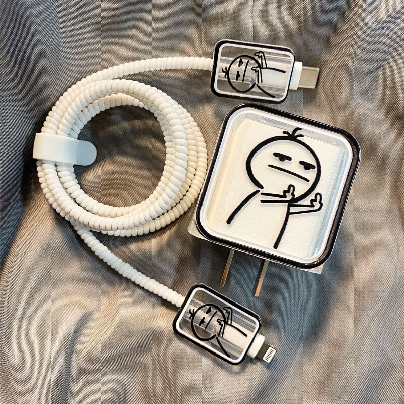 Suitable for iPhone14plus mobile phone data cable protective cover Apple 13 charger 20w fast charge iPad air5