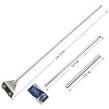 不锈钢鱼缸刮藻刀除藻刀青苔擦除藻器水族鱼缸除垢器鱼缸清洁工具