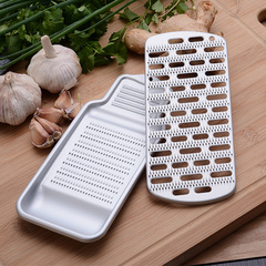 Aluminum alloy garlic and ginger grater, fruit and baby food mixer, kitchen small tools, garlic grater, ginger grater