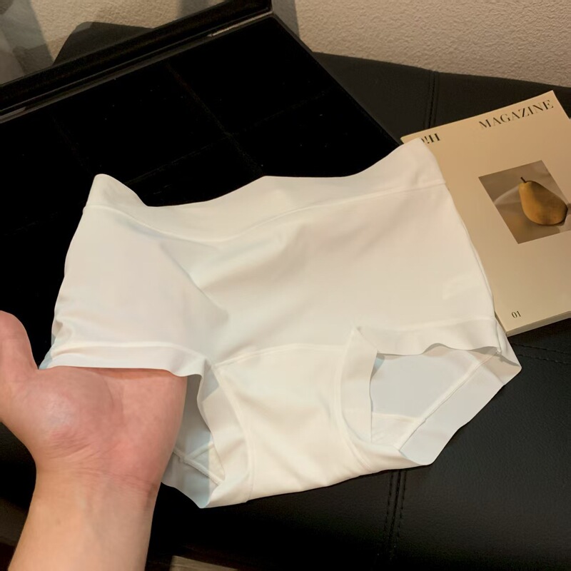 Modal Boxer Briefs for Women, Pure Cotton, Antibacterial Crotch, Graphene, Mid-High Waist, Hip-Covering, Seamless, Large Size Boxer Briefs for Women