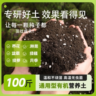 Nutrient Soil Universal Type 50kg Flower and Green Plant Planting Household Soil Gardening Soil Organic Vegetable Growing Soil