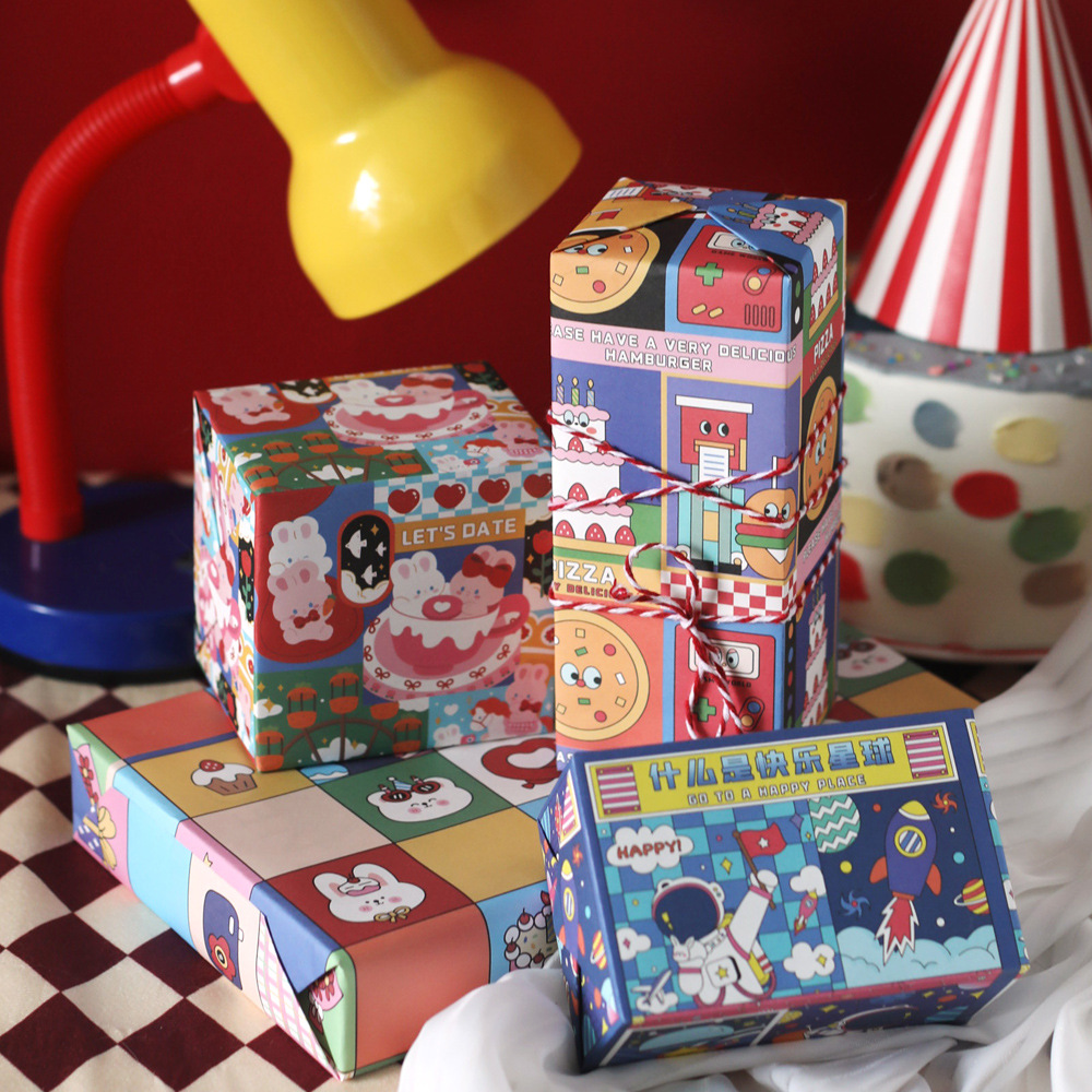 中高考加油礼物包装纸金榜题名逢考必过仪式感礼物纸花束包装纸