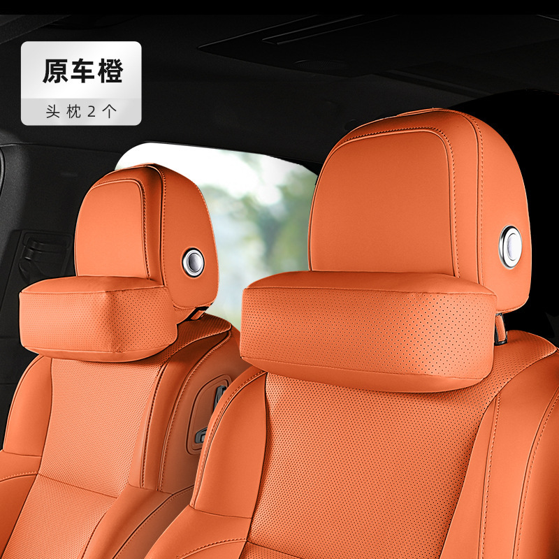 理想的なL9L8L7L6I8ヘッドレストとネックピロー延長ストラップ、オリジナルの3色車載ヘッドレストインテリア改造に適しています。|undefined
