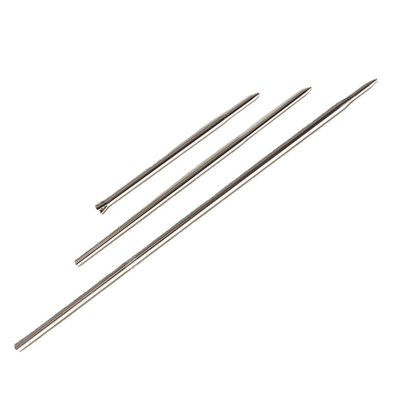 SUS304不锈钢毛细管变径缩尖 扩口 开槽 打孔 烧烤叉钢针