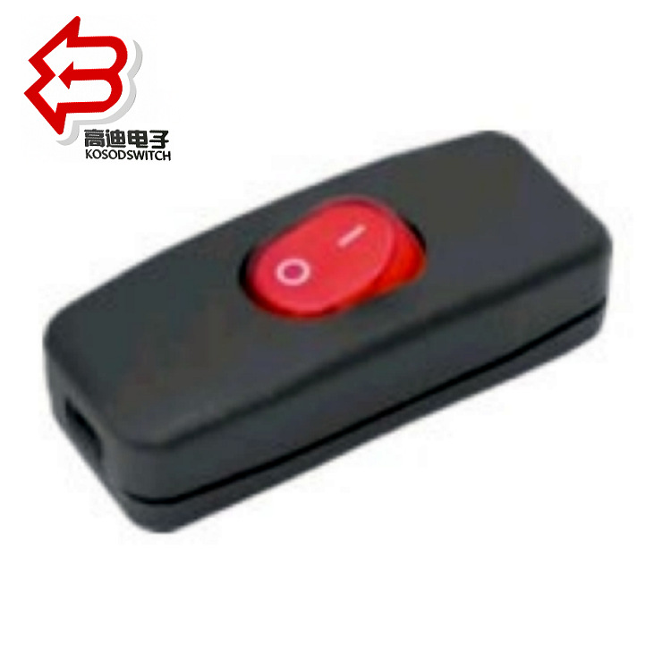 焊线式船型开关 线上按钮开关批发  大电流线上按键开关 ON OFF