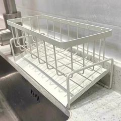 キッチンラック雑巾ラックスポンジラック収納排水ラック蛇口プール皿洗いワイヤーボールシンク用品