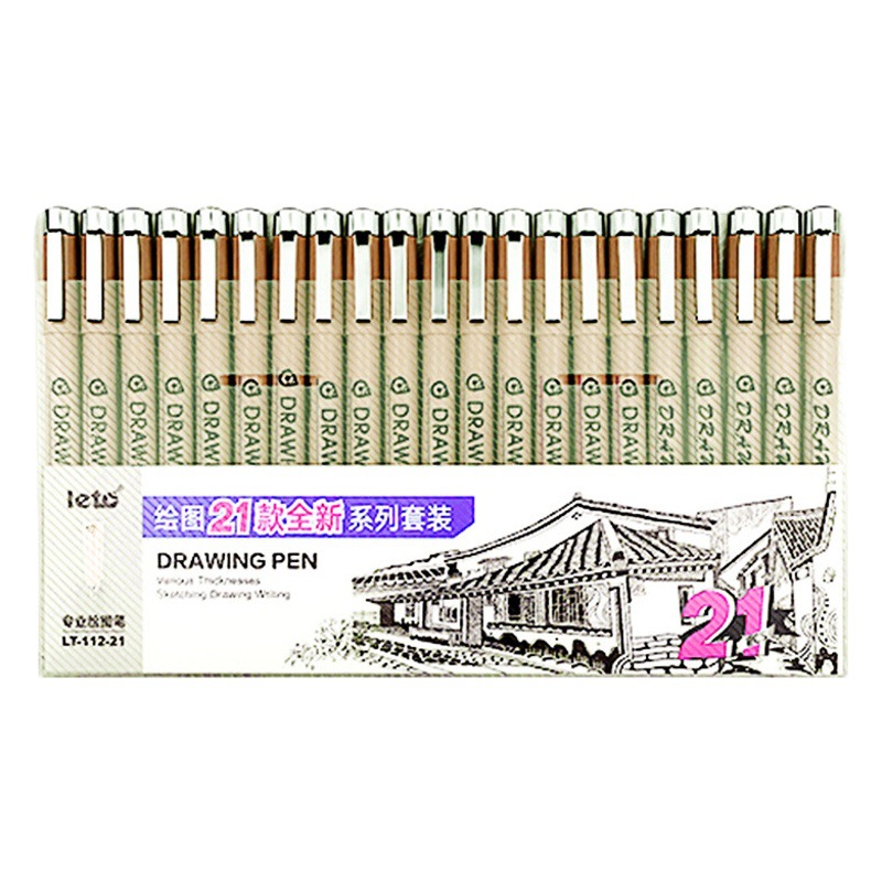 Needle Pen, Art-Specific Hook Pen, Hand-Painted Painting, Line Drawing Comic Pen, Refillable Ink Drawing Marker Set