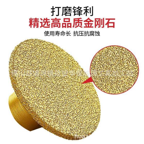 Brazed diamond 2 inch flat grinding head stone countertop porcelain drill angle grinder trimming polishing and polishing joints
