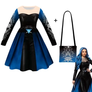 Платье с оборками Descendants 5 для девочек косплей