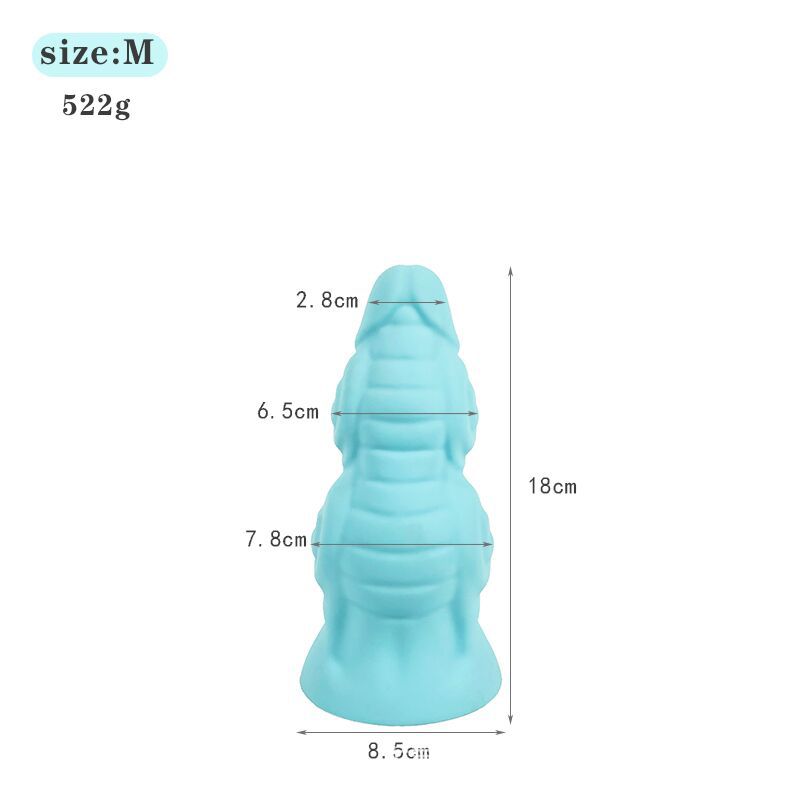 Super gran huevo de silicona líquida conjunto suave anal expansor de forma especial plug anal pene grande SM camarada productos adultos del sexo