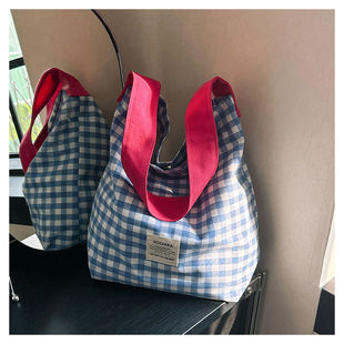 Capacious shoulder bag, cute shopping bag