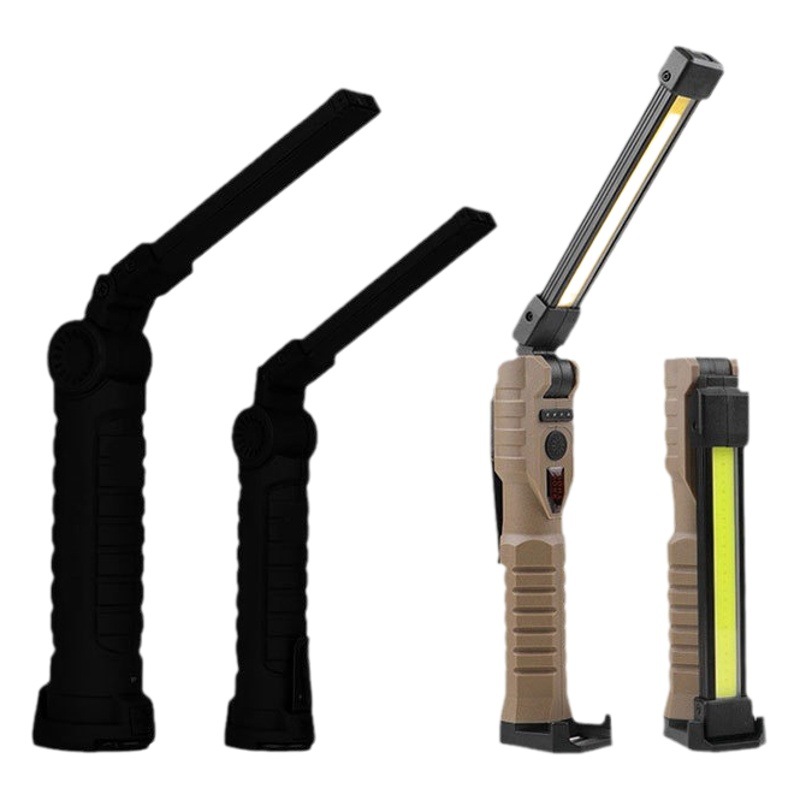 Luz de trabajo de mano multifuncional linterna de luz fuerte súper brillante de largo alcance succión magnética fuerte reparación de automóviles lámpara de iluminación de emergencia