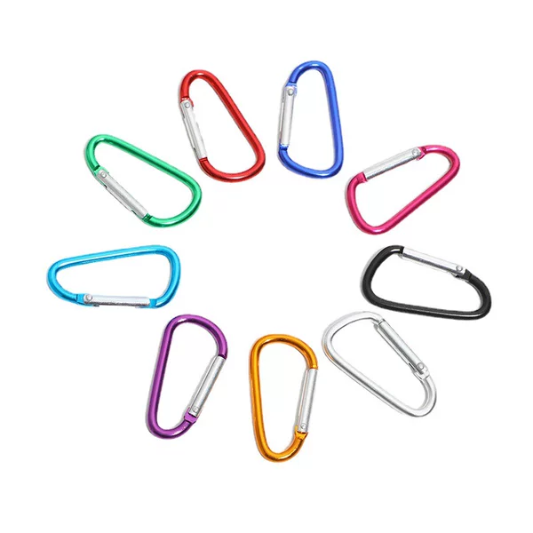 No. 5 Carabiner Aluminum Alloy D-shaped Hanging Buckle Outdoor Rock Climbing Safety Safety Buckle Spring Hook Luggage Backpack Hook