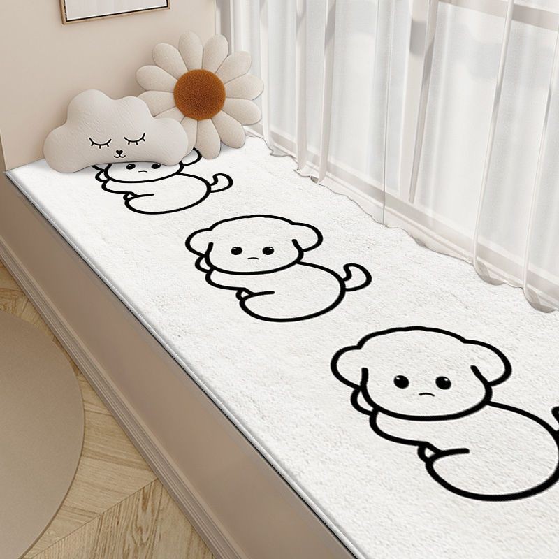 호기심 작은 우유 개