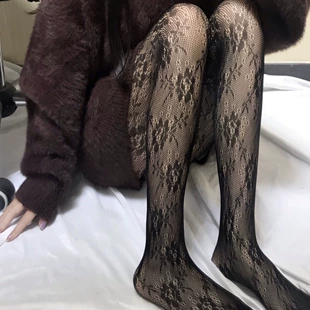 Т tights японские ретро кружевные колготки, стиль лолита, тонкая прозрачная ткань, один размер