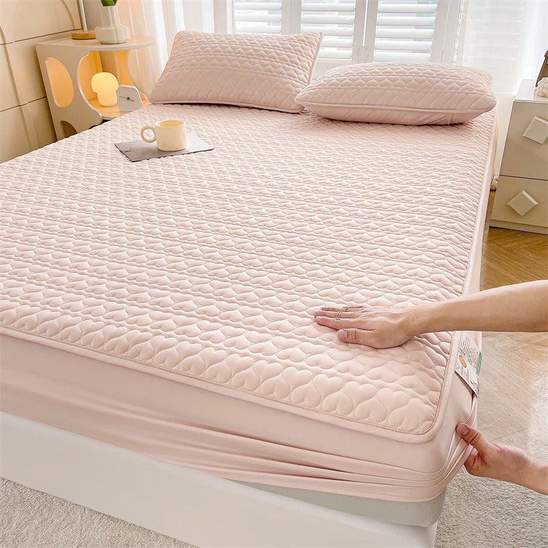 Un tipo de sábana impermeable funda de cama acolchada gruesa de una pieza funda protectora de colchón Simmons 2025 nueva sábana antideslizante