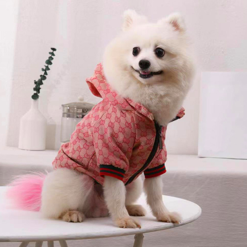 G 홈 지퍼 후드 트렌디 브랜드 개 옷 FA DOU CORGI CHAI 개 애완 동물 의류 재킷 코트