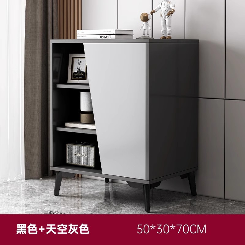 Gabinete de televisión sala de estar doméstica pequeña casa moderna y simple 2025 nuevo almacenamiento en el suelo gabinete de televisión integrado