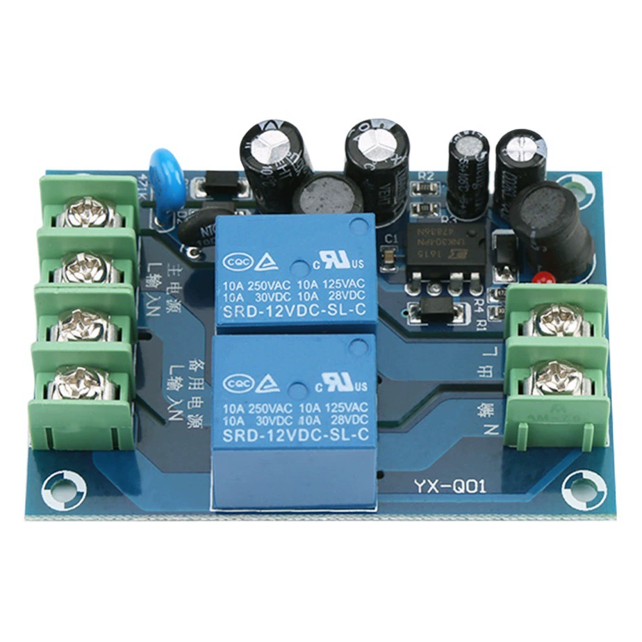 85 В-240 В переменного тока автоматический переключатель из стекловолокна Двойной источник питания модуль коммутационной платы отключения питания YX-Q01