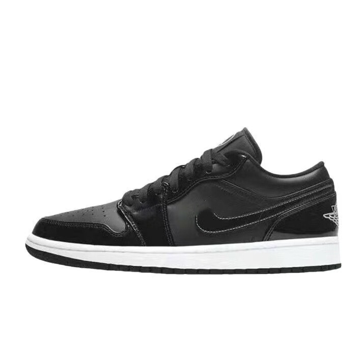 莆田純正 AJ1Low 紳士靴ロートップスニーカー黒と白のつま先スモークグレー Joe 1 ハイバージョンカジュアルシューズ女性のモカ|undefined